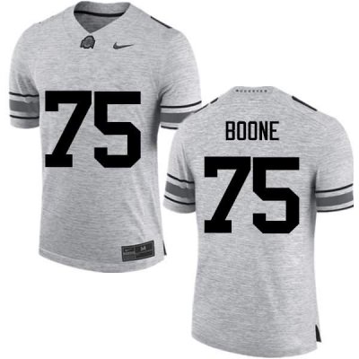 Men's Ohio State Buckeyes #75 Alex Boone Gray Nike NCAA College Football Jersey January COP6544UV